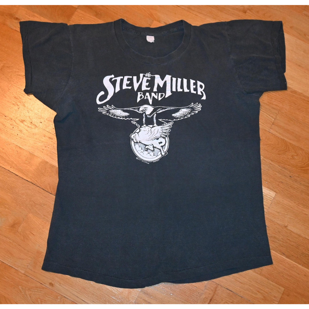 1977 STEVE MiLLER BAND 70_s  Concert Tour Rock Tee T-shirt